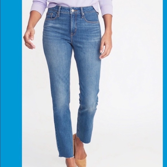 OLD NAVY | High Waist Ankle Power Jean | Sz 8 - Picture 2 of 7